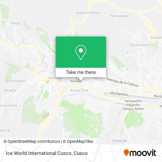 Ice World International Cusco map