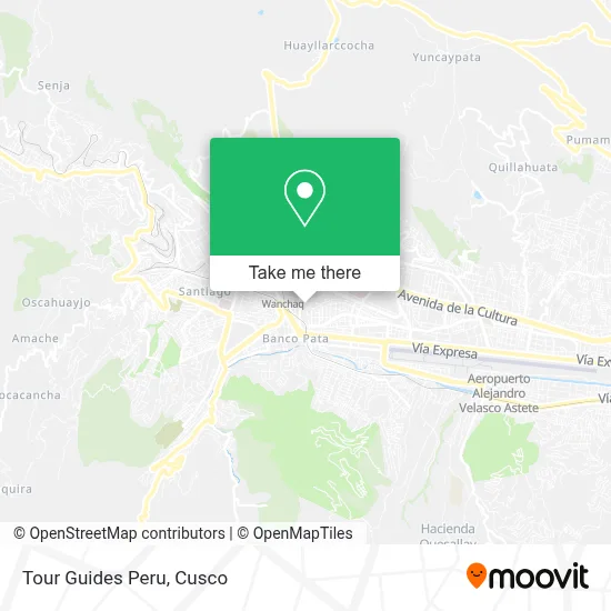 Tour Guides Peru map