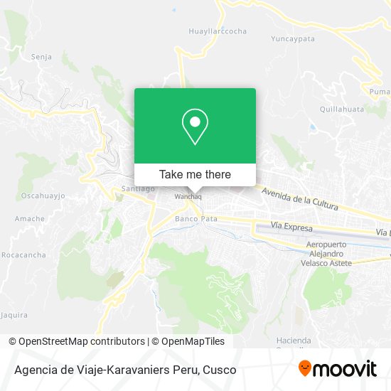 Agencia de Viaje-Karavaniers Peru map