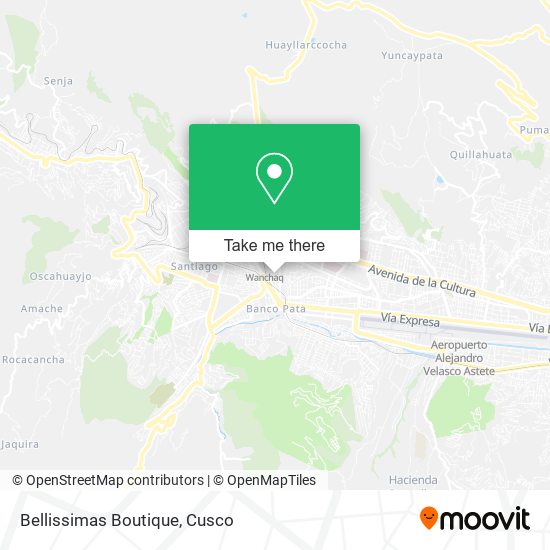 Bellissimas Boutique map