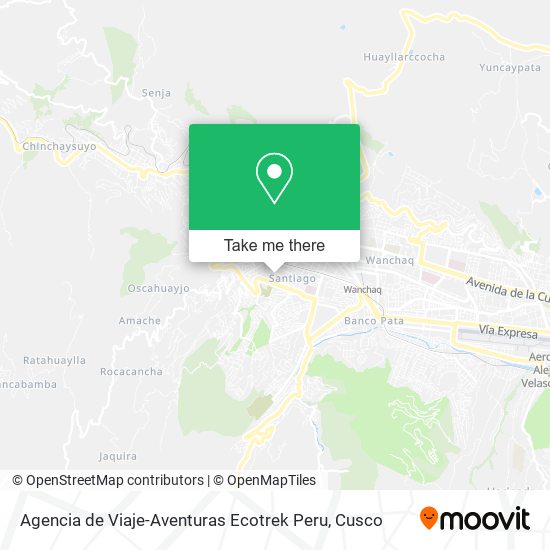 Agencia de Viaje-Aventuras Ecotrek Peru map