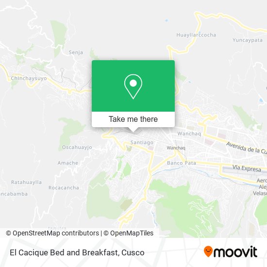 El Cacique Bed and Breakfast map