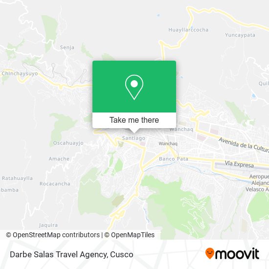 Darbe Salas Travel Agency map