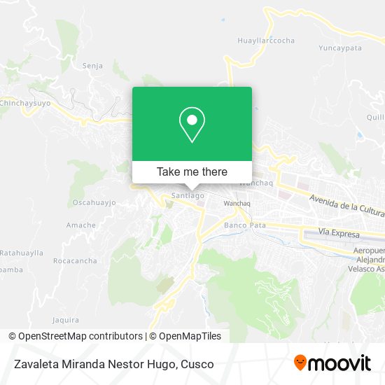 Zavaleta Miranda Nestor Hugo map