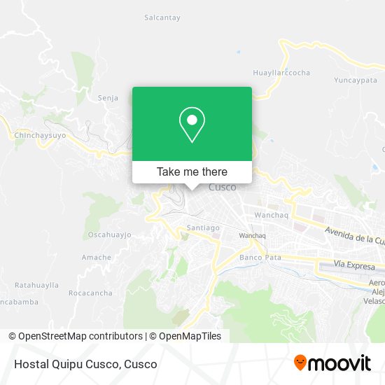 Hostal Quipu Cusco map