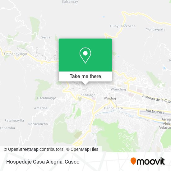 Hospedaje Casa Alegria map