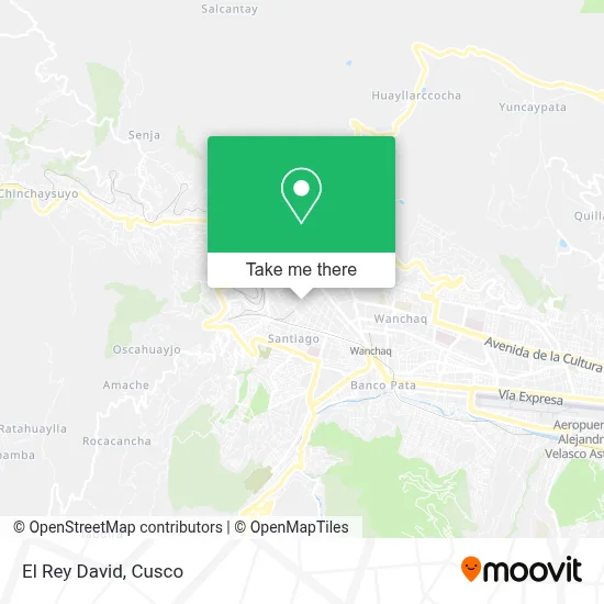 El Rey David map