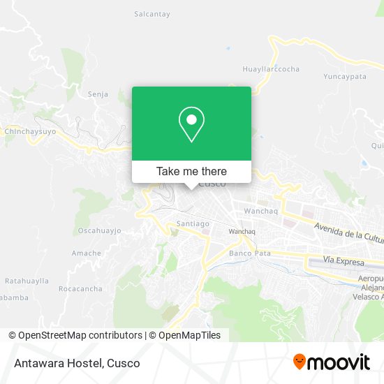 Antawara Hostel map