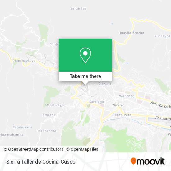 Sierra Taller de Cocina map