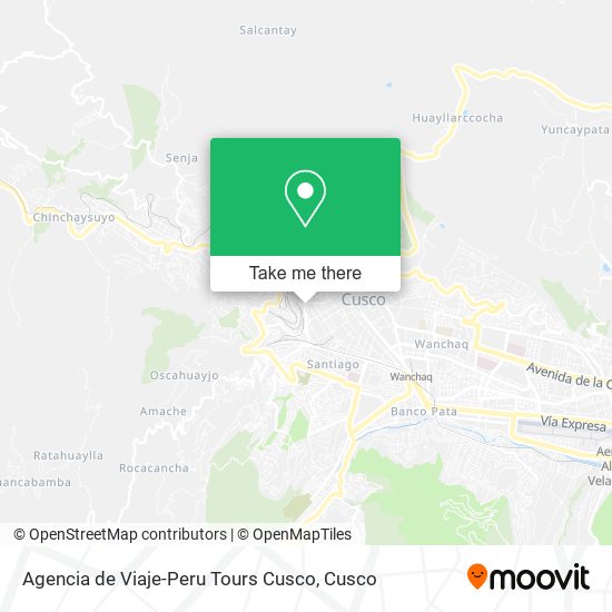 Agencia de Viaje-Peru Tours Cusco map