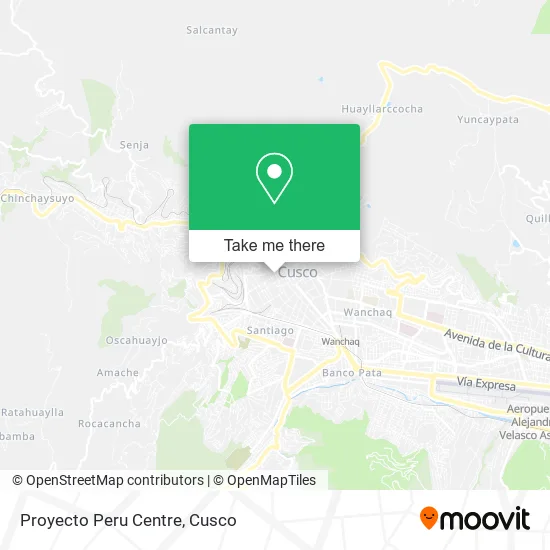 Proyecto Peru Centre map