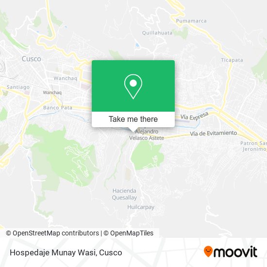 Hospedaje Munay Wasi map