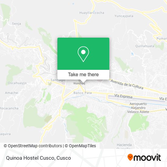 Quinoa Hostel Cusco map