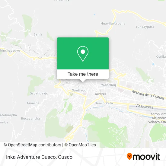Inka Adventure Cusco map
