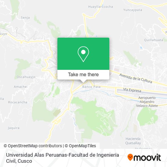 Universidad Alas Peruanas-Facultad de Ingeniería Civil map