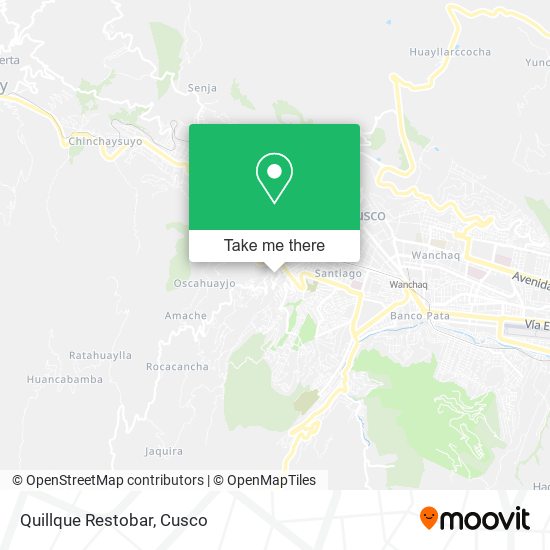 Mapa de Quillque Restobar
