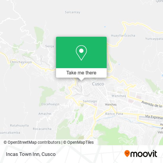 Mapa de Incas Town Inn