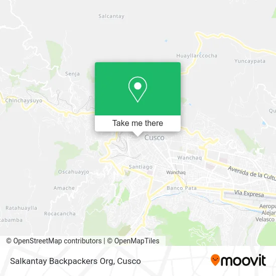 Salkantay Backpackers Org map