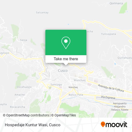 Hospedaje Kuntur Wasi map