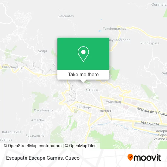 Escapate Escape Games map
