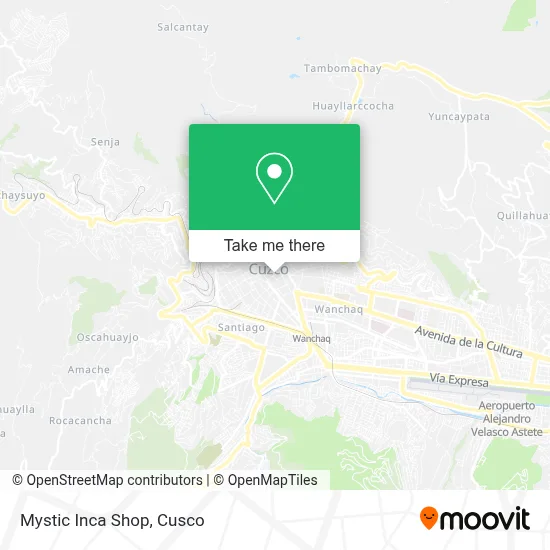 Mystic Inca Shop map