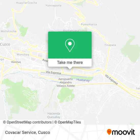 Covacar Service map
