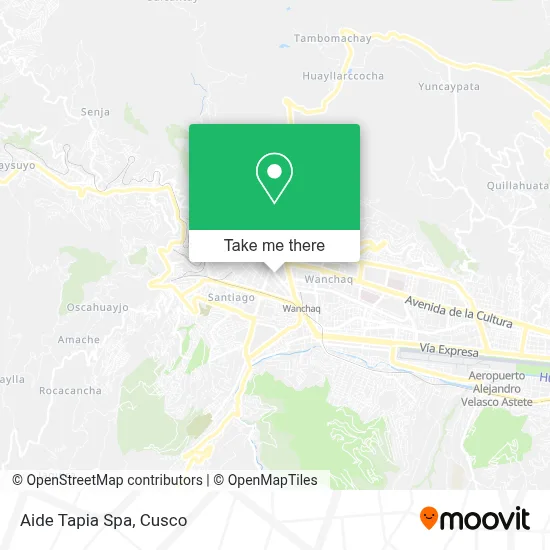 Aide Tapia Spa map