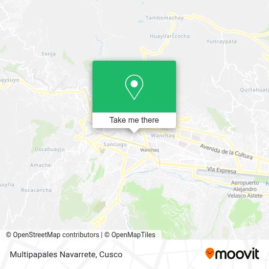 Multipapales Navarrete map