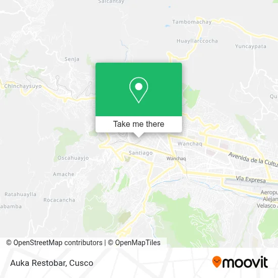 Auka Restobar map