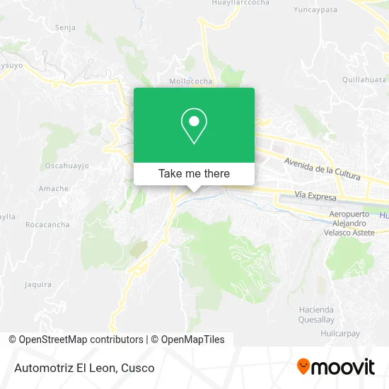 Automotriz El Leon map