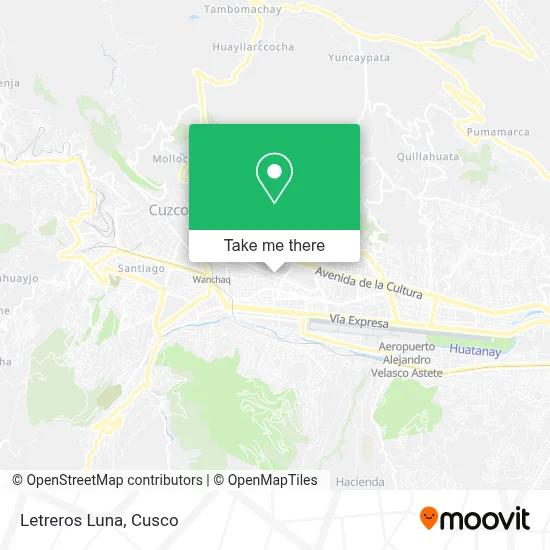 Letreros Luna map