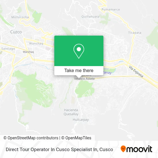 Direct Tour Operator In Cusco Specialist In map