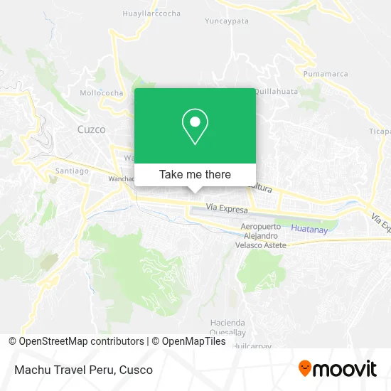 Machu Travel Peru map