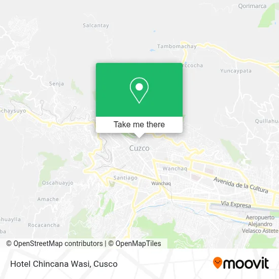 Hotel Chincana Wasi map