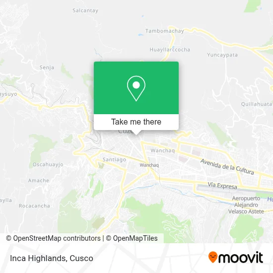 Inca Highlands map