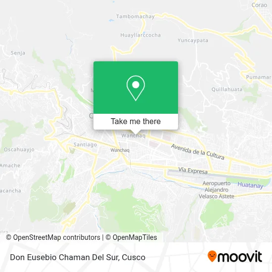 Don Eusebio Chaman Del Sur map