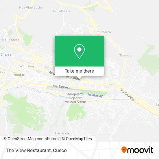 The View Restaurant map