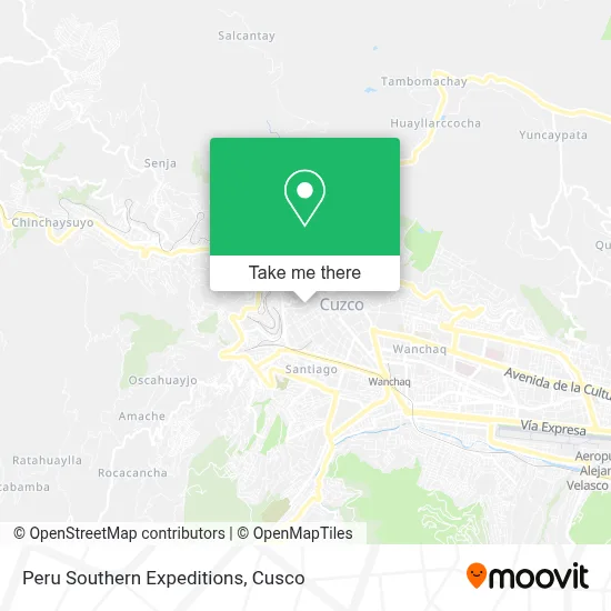 Peru Southern Expeditions map