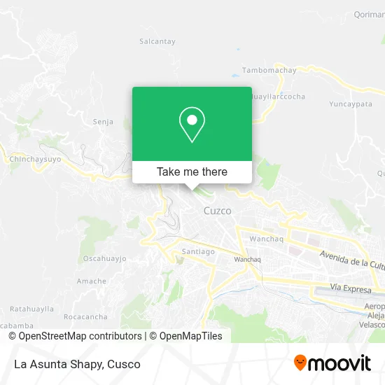 La Asunta Shapy map