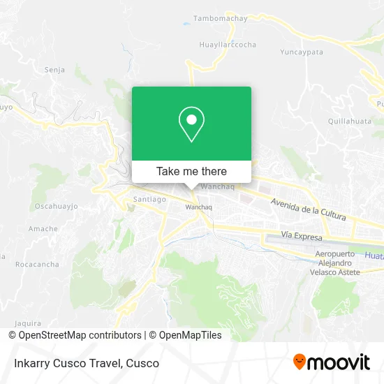 Inkarry Cusco Travel map