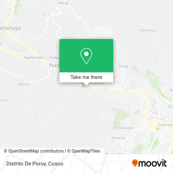 Distrito De Poroy map
