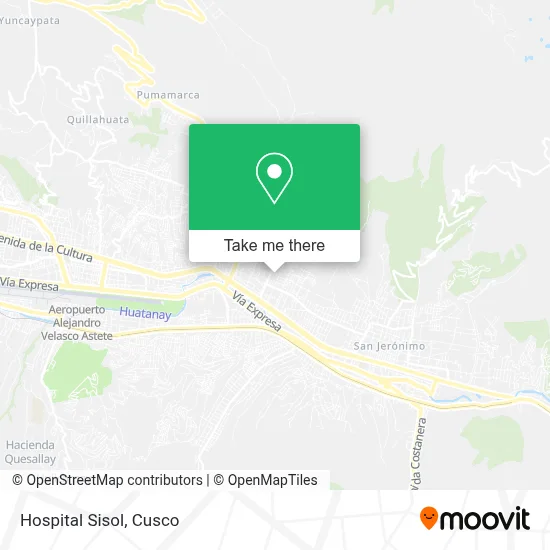 Hospital Sisol map