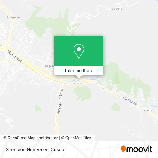 Servicios  Generales map