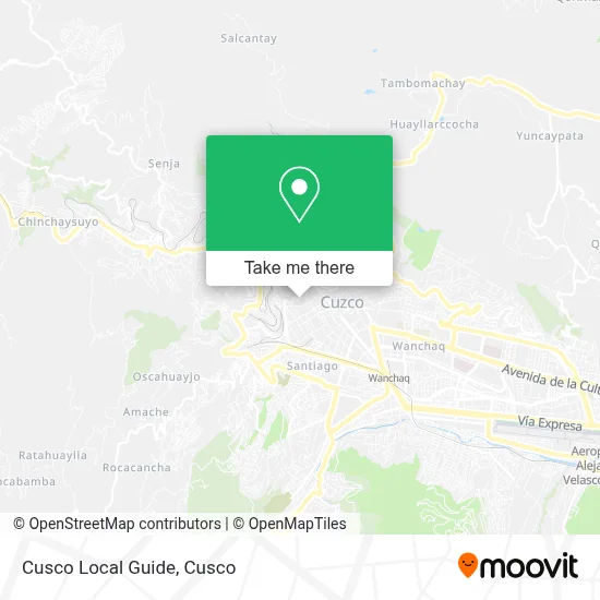 Cusco Local Guide map