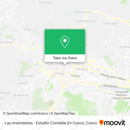 Lau Inversiones - Estudio Contable En Cusco map