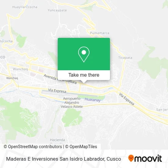 Maderas E Inversiones San Isidro Labrador map