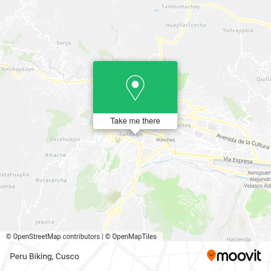 Peru Biking map