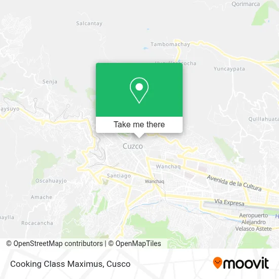 Cooking Class Maximus map