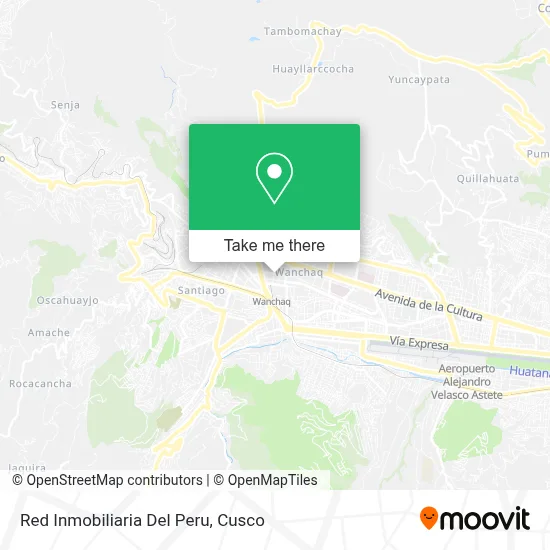 Red Inmobiliaria Del Peru map