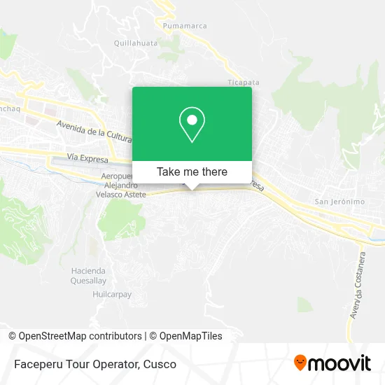 Faceperu Tour Operator map